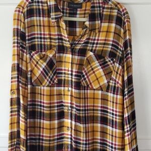 Lane Bryant flannel tunic